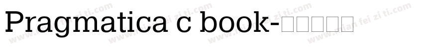 Pragmatica c book字体转换
